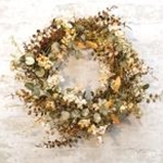 Mixed Cream Fall Floral Wreath