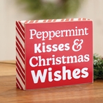 Peppermint Kisses Mini Box Sign