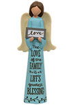 The Love of the Family Resin Angel