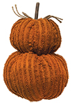 Mini Orange Pumpkin Stack