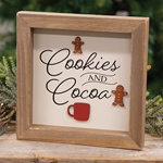 Cookies & Cocoa Dimensional Framed Sign